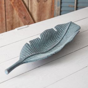 Verdigris Leaf Dish