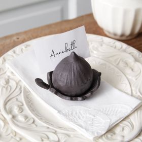 Fig and Leaf Place Card Holder