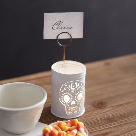 Sugar Skull Luminary Place Card Holder