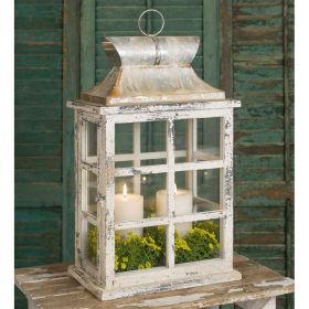 Large Windowpane Lantern