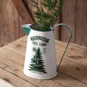 Christmas Tree Farm Pitcher