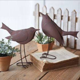 Set of Two Oversized Songbirds