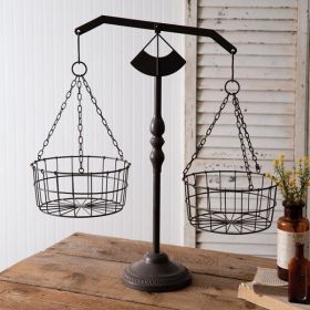 Tabletop Balance Scale with Baskets