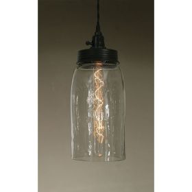 Big Mason Jar Pendant Lamp