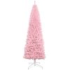 8" Artificial Christmas Tree Douglas Fir Pencil Christmas Tree with 1168 Realistic Branch Tips, Pink