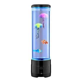 Sensory Bubble Tube Lamp, 16 Color Changing Light Effects, Water Fish Lamp with Built-in Bluetooth Speaker & White Noise