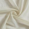 2 Piece Semi Sheer Voile Window Treatment Curtain Grommet Panels for Bedroom & Living Room (54" W x 84" L, Beige)