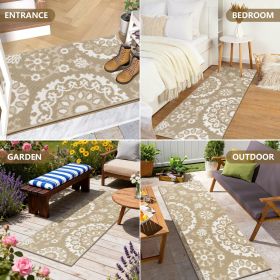 Washable Kitchen Rug Sets of 3, Non Slip Kitchen Mats with Rubber Backing