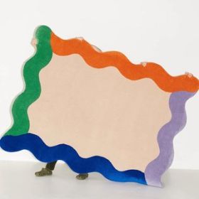 Large Modern Wave Design Area Mat - Soft Imitation Cashmere, 10mm Thick, 1000g/sq.m, Colorful Abstract Patterns, Perfect for Living Room, Bedroom