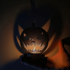 CIFbuy Gothic Halloween Pumpkin Candle Holder, Classic Black Candlestick, Spooky Haunted House Centerpiece Home Decor (TikTok, temu pick-up service)
