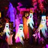 Halloween Hanging Decoration Set - 4 Ghost Windsocks