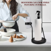 3-in-1 Stainless Steel Stand, Multi-Functional Phone Holder with Spray Bottle Holder & Towel Rack, Freestanding Salon Station for Barbershop