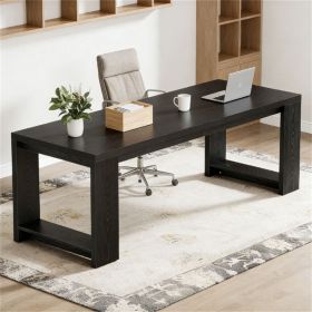 Double person office desk, rectangular study desk, computer desk, conference desk