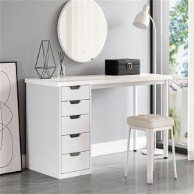Modern office desk, computer desk, study desk with storage space, writing desk, with seamless style