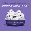 Emotional Support Ghosts by , Cuddly Plush Collectibles and Cute Stuffed Animals, Spooky Halloween Ghost Plushies and Fun Trick or Treat Toys