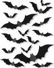 120 Pcs Halloween Decorations 3D Bats Decor