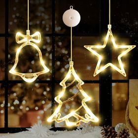 3Pack Christmas Window Lights Decorations with Timer