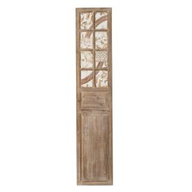 15x73.2" Wooden Decorative Panel, Decorative Wall Sculpture