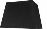 Transitional Rectangle Hardback Shape Spider Construction Lamp Shade in Black