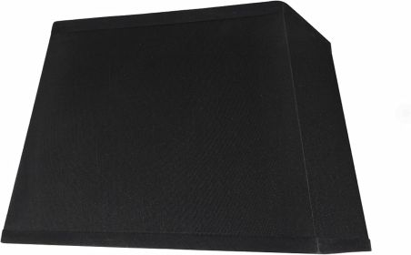 Transitional Rectangle Hardback Shape Spider Construction Lamp Shade in Black