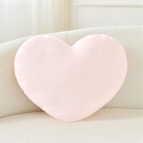 Heart Pillow Cute Fuzzy Pillows Throw Pillows for Bed Livingroom Home Decor Cushion Decorative Aesthetic Preppy Pillows Pink2,Small 13"x10"