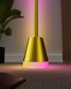Smart RGB LED Corner Floor Lamp,172 LEDs Bright Standing Lamps for Living Room with APP and Remote