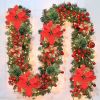 Christmas Garland,Christmas Garland with Lights,Xmas Decor