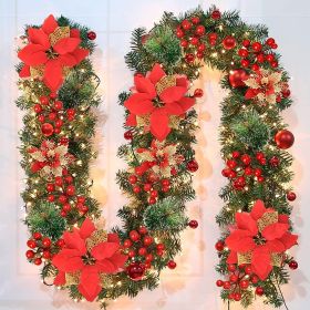 Christmas Garland,Christmas Garland with Lights,Xmas Decor