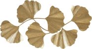 Wall Art Living Room DÃƒÂ©cor Faye Metal Foil Ginkgo Leaf Large Home Accent Modern Inspired Dining