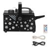 900W Snow Machine with 9 LED RGB Lights, 12 LED Lighting Colors, and Wireless Remote