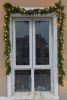 Seasonal Artificial Christmas Garland with LED String Lights Pine Needle Cypress Garland for Holiday Winter Indoor Outdoor Decor
