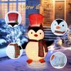 Lighted Penguin Outdoor Christmas Decorations - 28 inch Light up Penguin with LED Lights