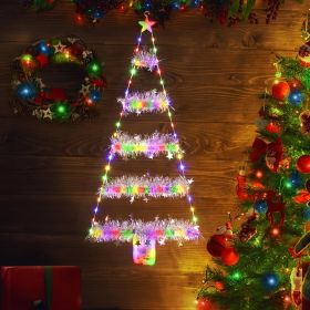 Christmas Decorations Indoor Lights, 2.65ft LED Christmas Lights, Multicolor Wall Window Hanging Light