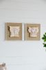 S/2 13.8x1.6x13.8" Wall Art, Wall DÃƒÂ©cor for Living Room Dining Room Bedroom Office Entryway
