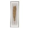 16" x 47" Gold Leaf Framed Wall Art, Wall Decor for Living Room Dining Room Office Bedroom