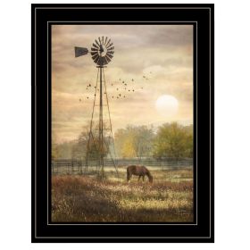 "Berks Co. Sunrise" by Lori Deiter, Ready to Hang Framed Print, Black Frame