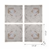 S/4 Distressed Wooden Square Wall Panels, 17.5x17.5"