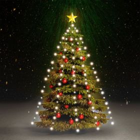 Christmas Tree Net Lights with 180 LEDs Cold White 70.9