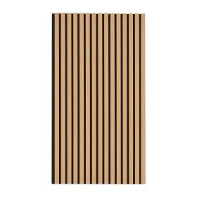 Wood Slat Acoustic Panels, 23.6 x 47.2 inch, MDF Accent Wooden Wall Panels for Modern Interior Wall Decor