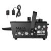 Snow Machine, 800W Snow Making Machine with 8 LED RGB Lights and Remote Control, High Output Snowflake Maker Stage Snow Effect for Christmas