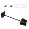 Cordless Table Lamp, 2-Pack, 5200mAh Built-in Rechargeable Battery Desk Lamp, Stepless Dimming Up, 3 Adjustable Heights
