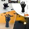 Halloween Decor Indoor 4 Packs Creepy Reaching Hands with LED Candles