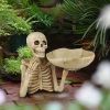 Skull Storage Tray, Halloween Decor, Resin Material, Vivid Skeleton Shape