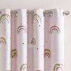 Rainbow with Metallic Printed Total Blackout Curtain Panel(Only 1 Pc Panel)