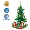 2025 Christmas Tree Building Set With LED Light Tabletop Christmas Building Block 24 Days Christmas Countdown Calendar for Boys Girls 3-6