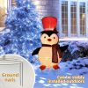 Lighted Penguin Outdoor Christmas Decorations - 28 inch Light up Penguin with LED Lights