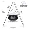 Halloween Witches Cauldron L-Size with Stand
