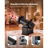 Electric Confetti Machine with LED Lights, 1500W Powerful Output Confetti Cannon Launcher, DMX512, Manual & Remote Control