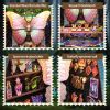 3d wooden puzzle for adults Butterfly Specimen Museum book nook with lights model kit dollhouse DIY miniature house Birthday and Christmas gifts