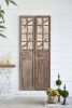 15x73.2" Wooden Decorative Panel, Decorative Wall Sculpture